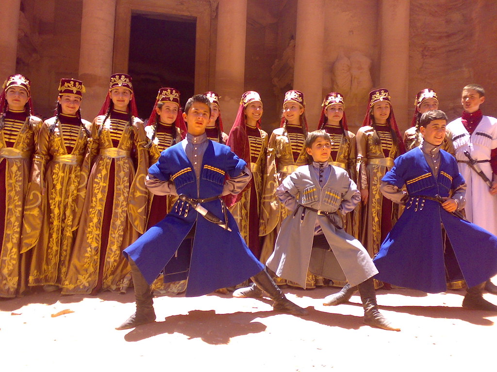 Al Ahli Circassian Dancing Group at Petra of Jordan
