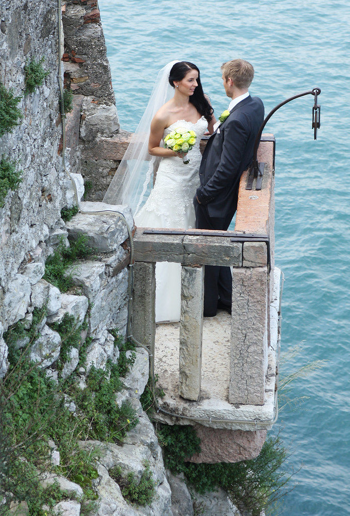 Bride and Groom. Lake Garda.