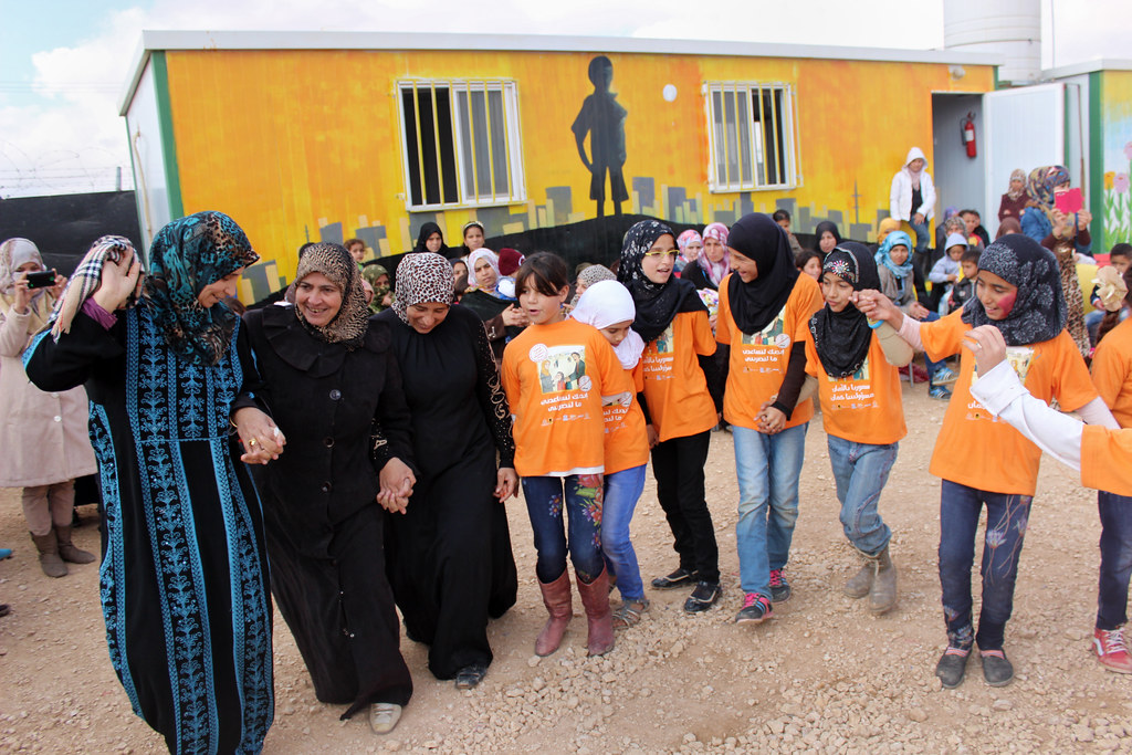 Orange the World 2015 - Jordan - preventing early marriage at Za'atari refugee camp